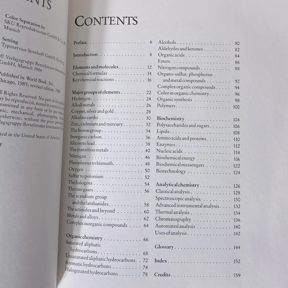 Vintage Chemistry Today Hardcover The World Book Encyclopedia Of Science - Picture 4 of 10